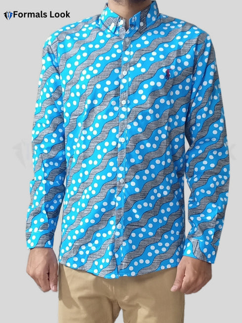 Casual Shirts Sky Check
